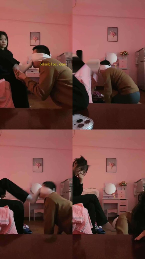 【小蝶蝶】闻妹妹的超臭原味白袜脚