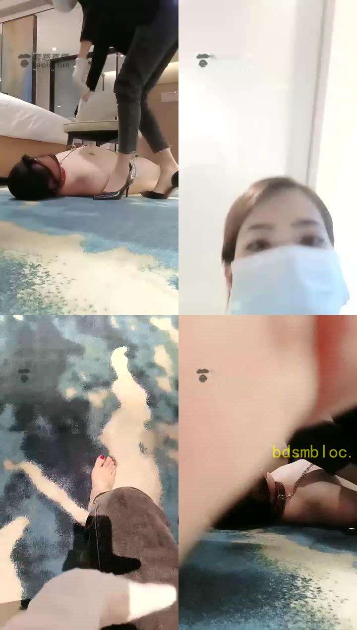 【多多S】虐乳，耳光，脚垫（上）
