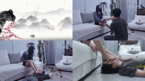 【宝爷】暴力脚耳光蹲踩脸深喉脚虐舌