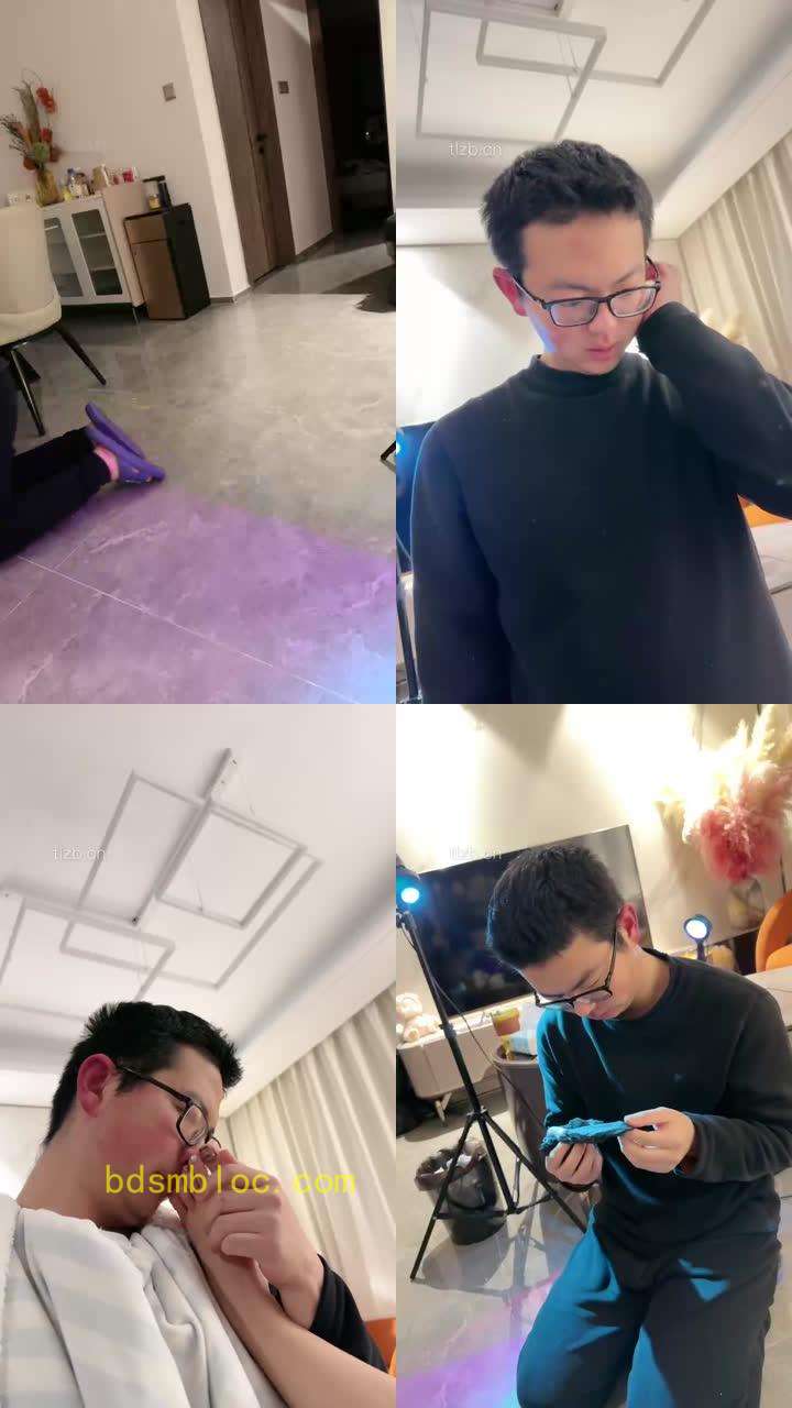 【汐言】伺候沐足/闻着裸足发骚