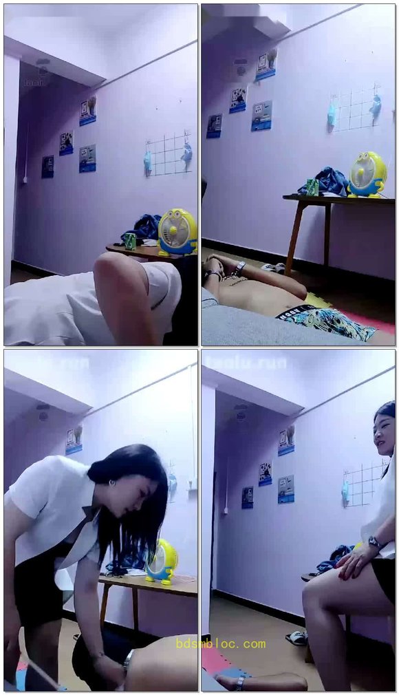 【深圳良母】黑丝调教恋足m