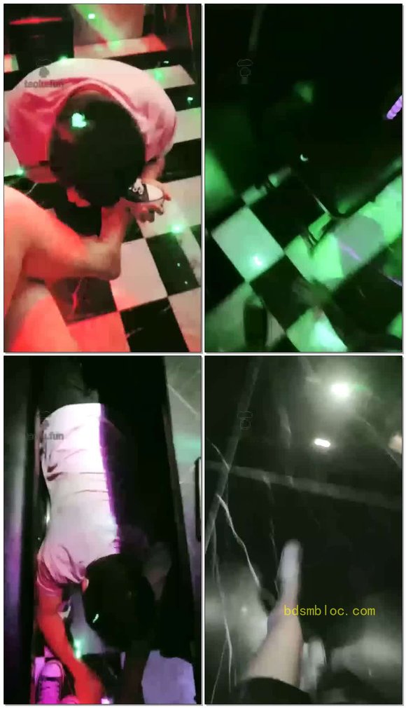 【七殿下S】KTV帆布鞋羞辱调教