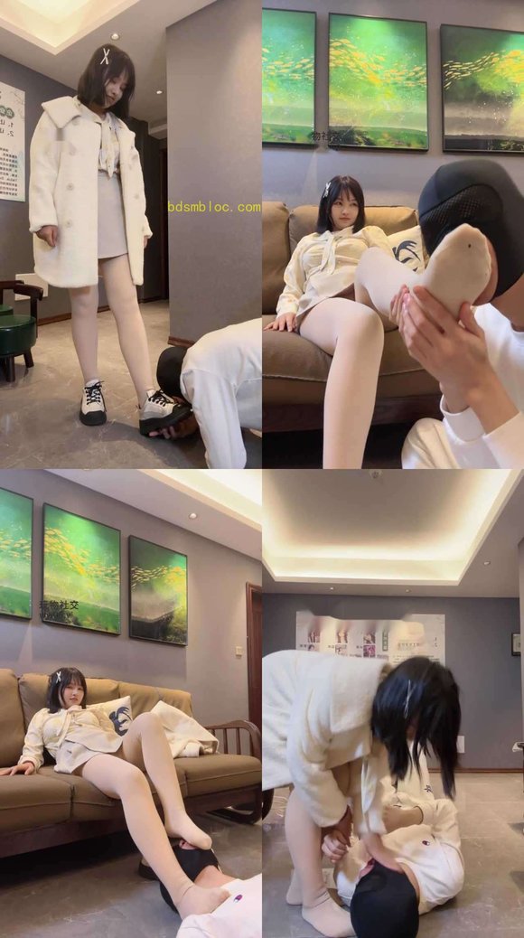 【狗哥】女友约会回家-舔脏鞋耳光/踩踏闻臭鞋