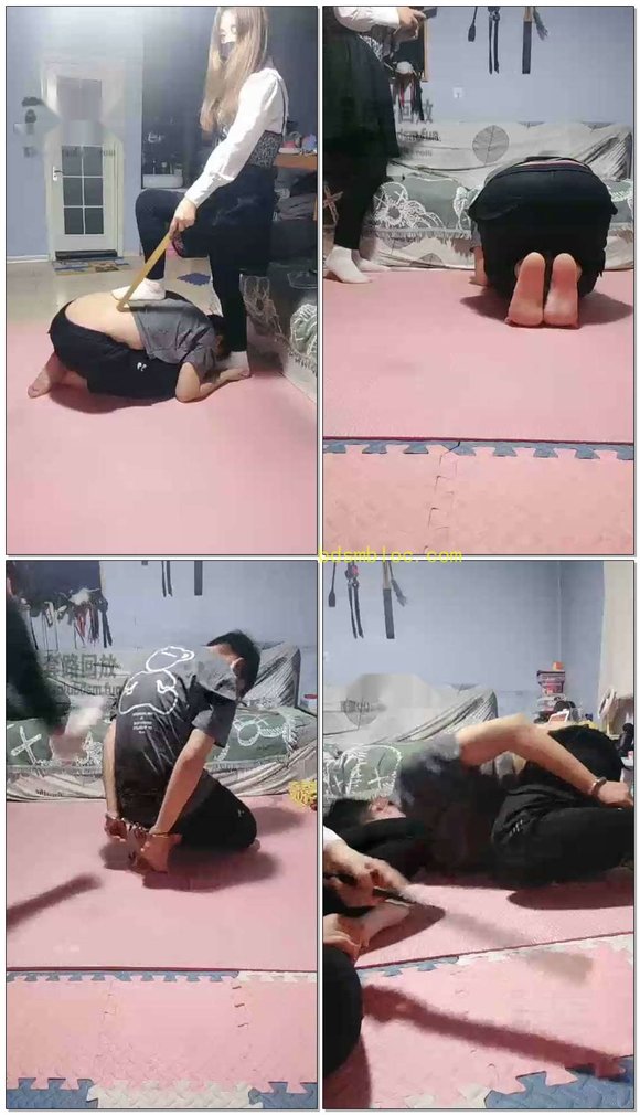 【Audrey丶雪儿】上课，打屁股，脚心，绑住狗子，让你乱跑