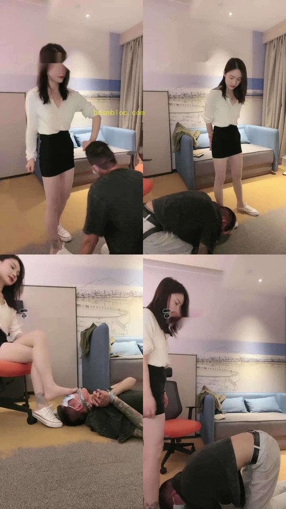 【筱月】车模白袜塞嘴暴力虐打