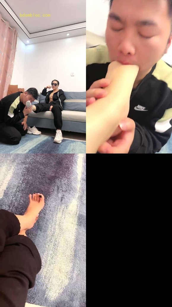 【婉婷殿下】健身回家强迫绿帽奴伺候