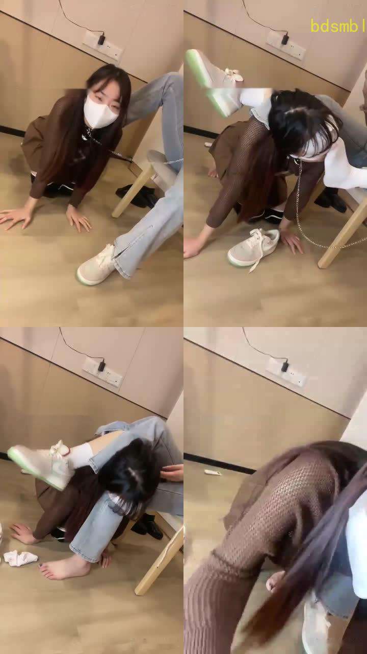 【橘子没熟】第三视角开发女奴舔鞋