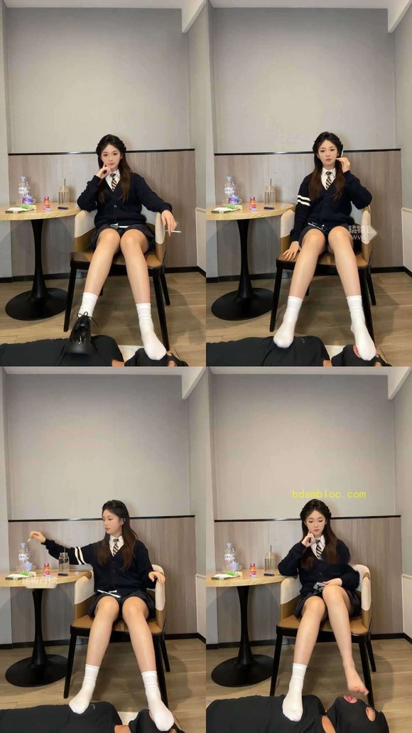 【雪梨大人】JK美女主白袜裸足 舔脚伺候 圣水喂食