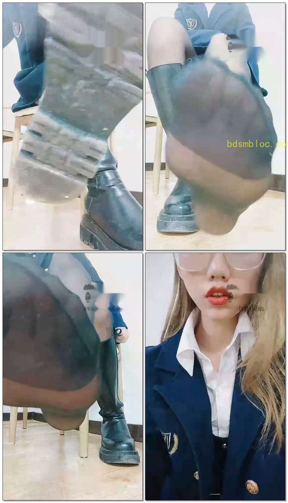 【二宝s】第一视角黑丝长靴下的红绿灯