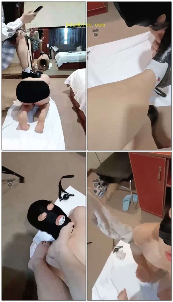 【柠萌小主s】jk棉袜调学生狗，棉袜塞嘴，踩踏踢裆，舔鞋