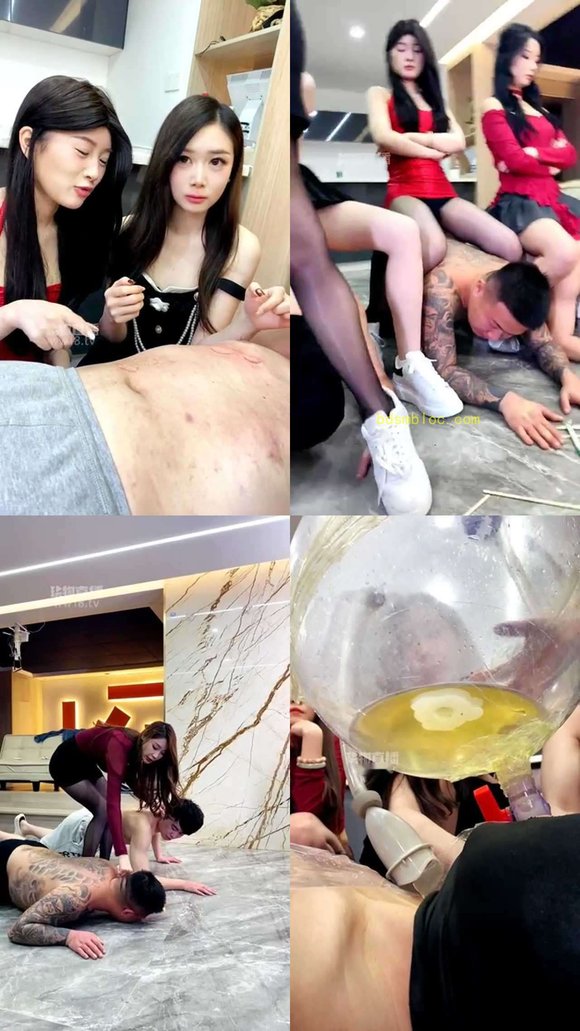 【银儿】五个顶级女神花样暴虐贱狗