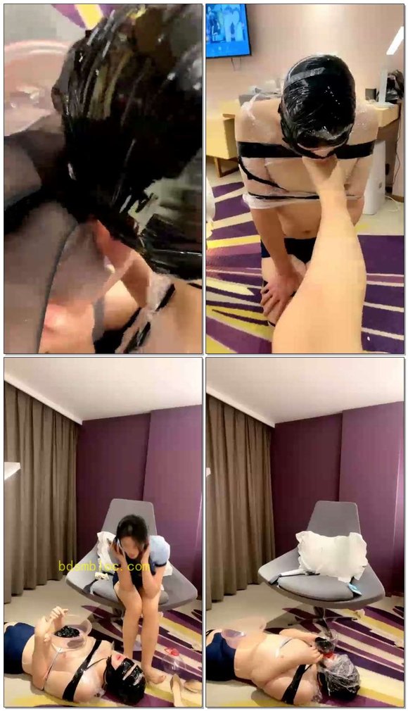 【禾末S】调教强灌丝足洗脚水封闭圣水漏斗