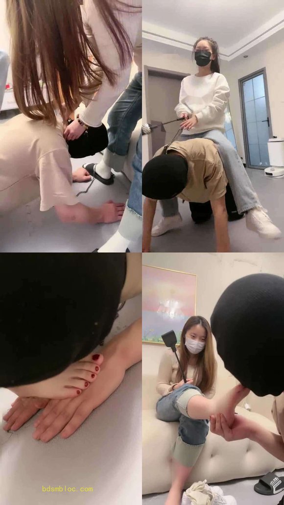 【九九女王】双S-带素人舍友玩虐出轨男友