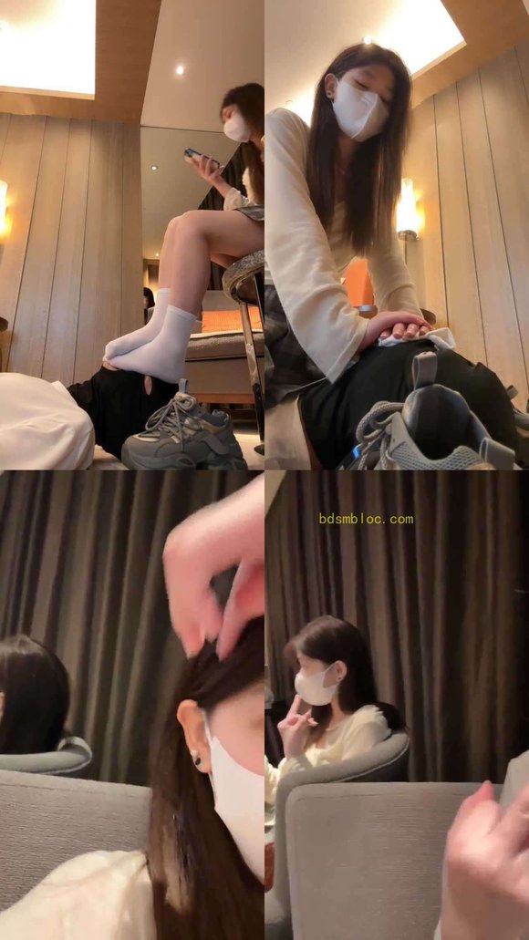 【樱子大人】南京TJ场 白袜脚捂脸窒息 训练狗舌