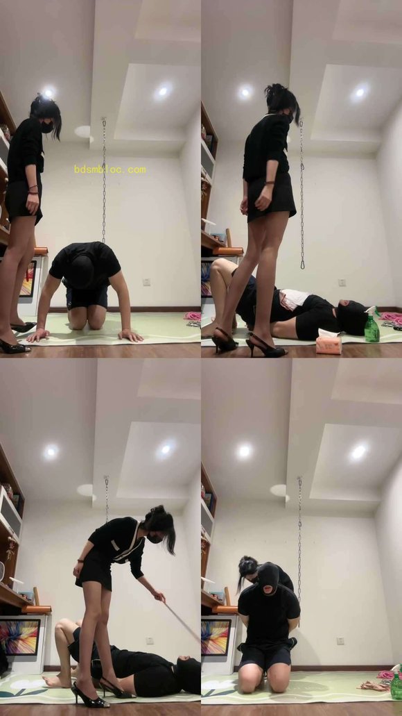 【周蜜】剧情-偷闻主人鞋后被极致惩罚