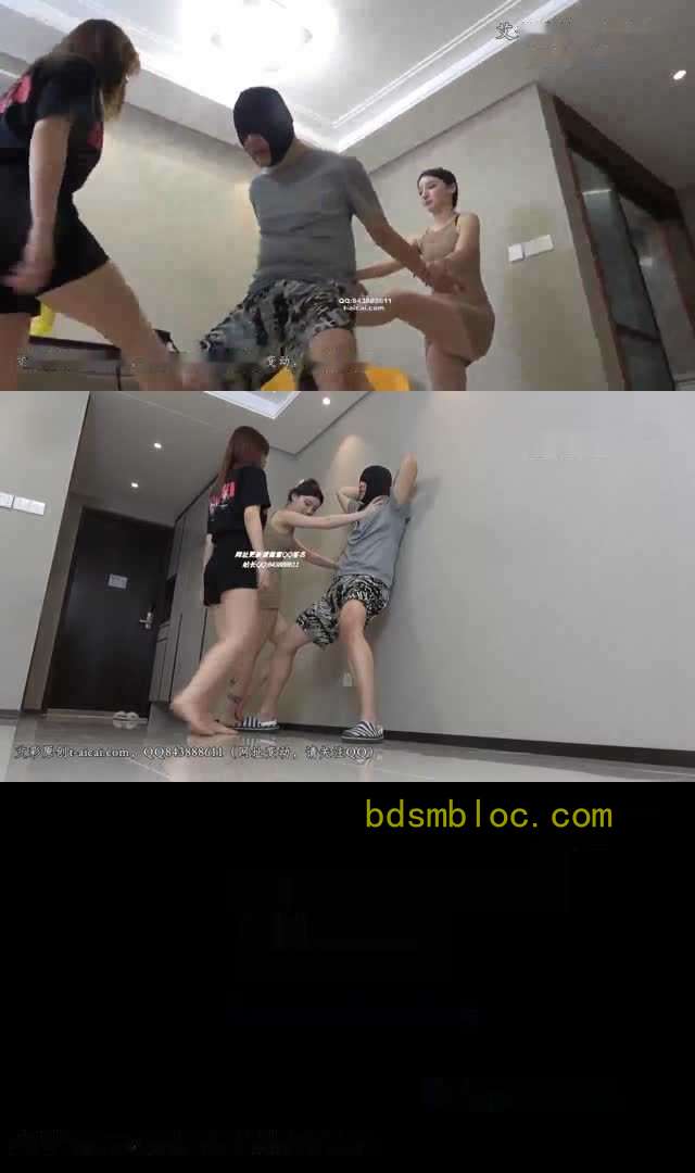 【领主老大】双主裸足暴力踢裆
