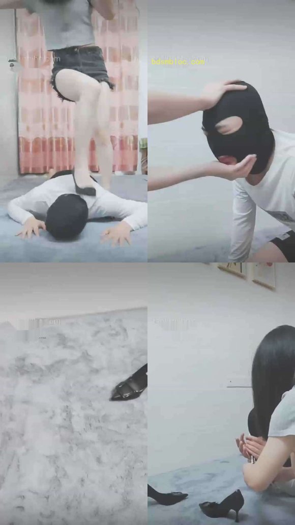 【灵竹女主】耳光专场手脚并用踩踏