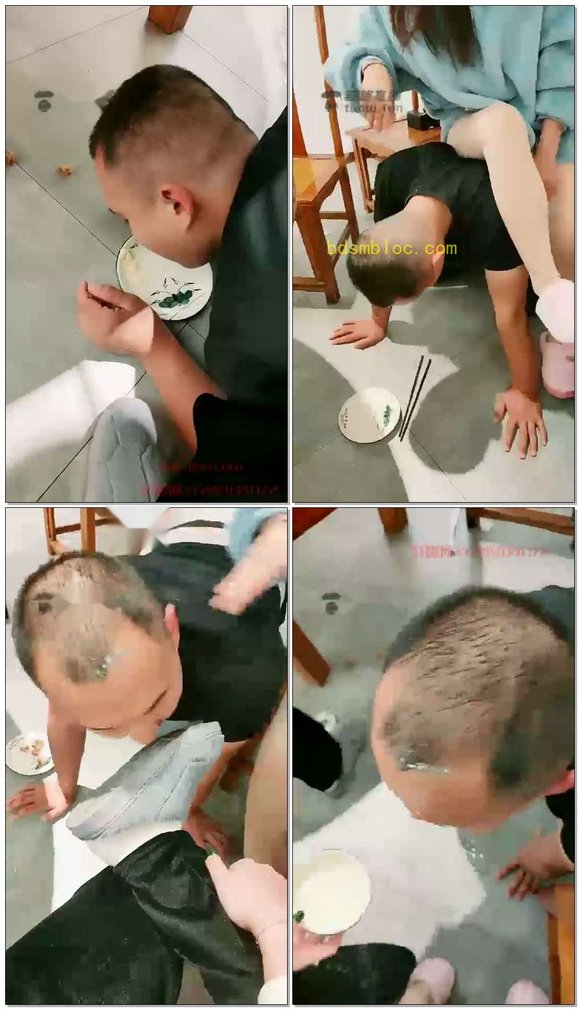 【郑州之卿S】饭店桌下偷吃的小贱狗