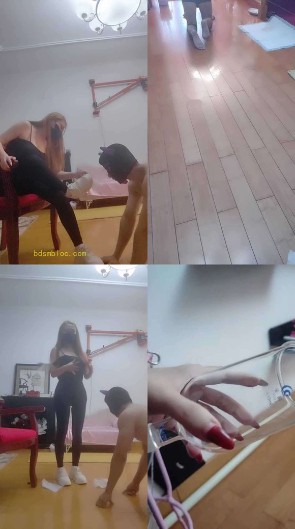 【魔鬼天使】拳击手套暴打/小白鞋白袜玩虐