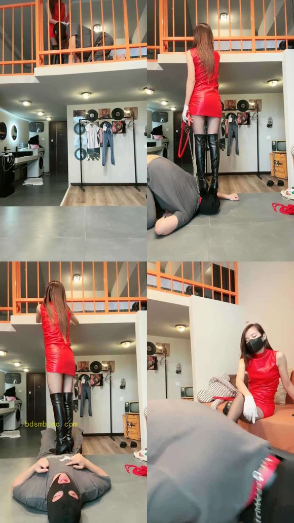 【多多】高跟长靴黑丝诱惑/碾压狗爪/骑马
