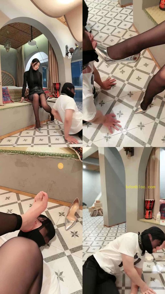 【妮可】绿帽下跪等女友约会回家伺候