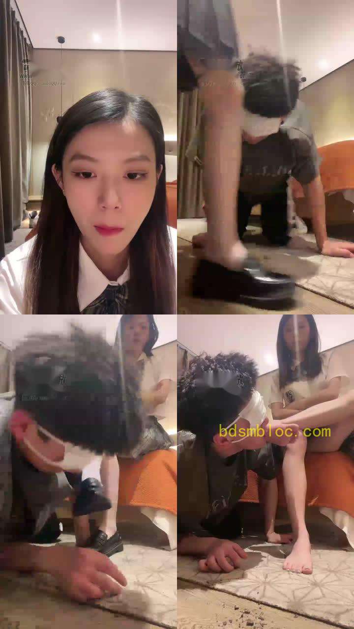 【樱木花椒】JK调教185体育生，全体重踩脸窒息