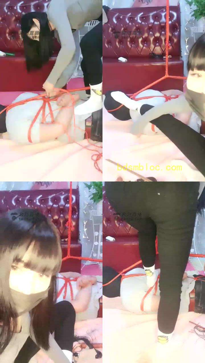 【夏夏绳缚S】鞭打羞辱捆绑
