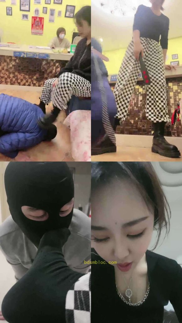 【辣妈】宾馆一楼公开处刑狗