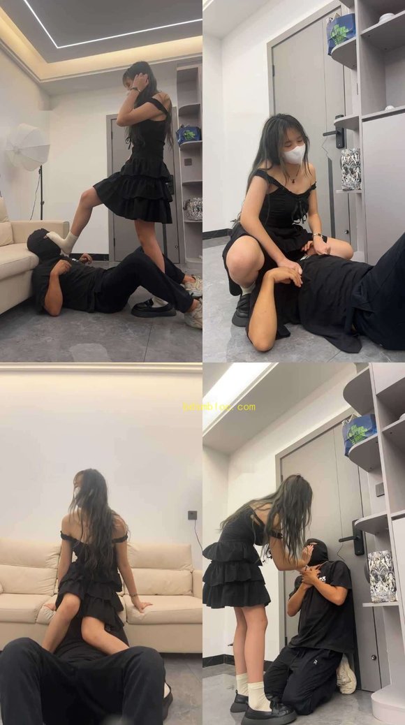 【白鹭】腿绞坐脸手捂窒息/皮鞋白袜气味辱