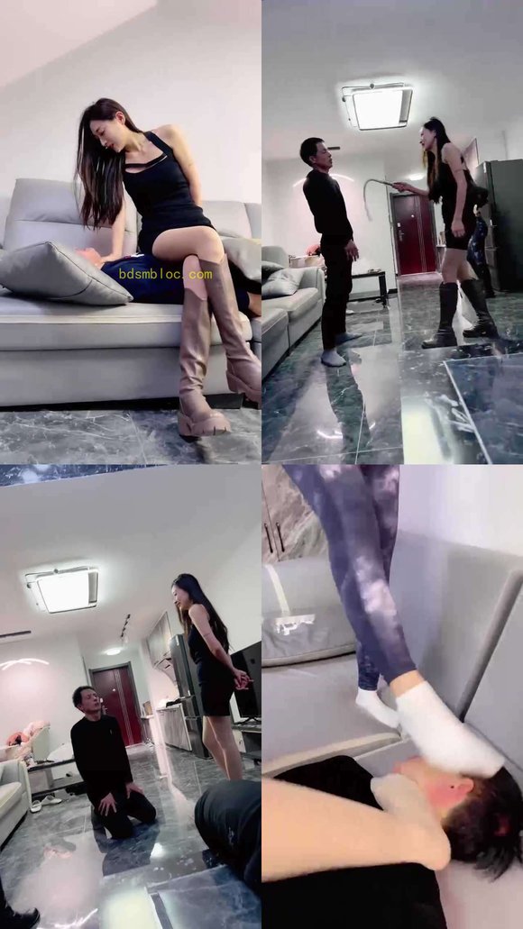 【二宝】开发闺蜜做S踢裆踹头