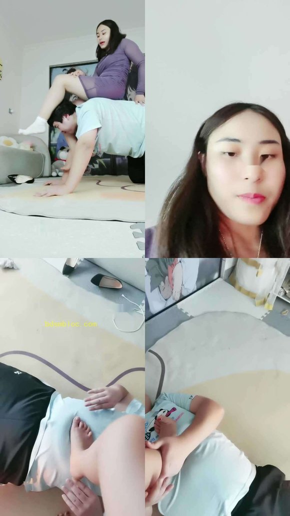 【晓安公主】香水强制舔马桶喝圣水深喉按摩脚底坐脸闻臀舔脚SP