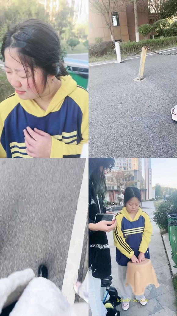 【小凤梨】户外玩虐小贱闺蜜奴