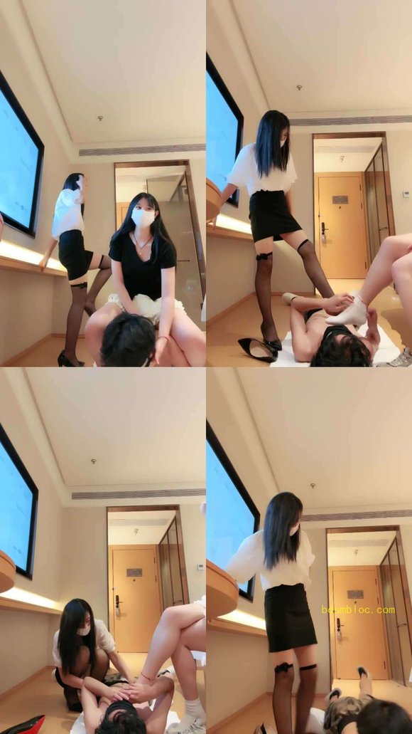 【彩虹大人s】白袜臭脚调教专场