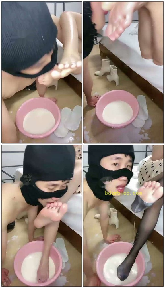 【芊白大大】让dog喝牛奶洗脚水