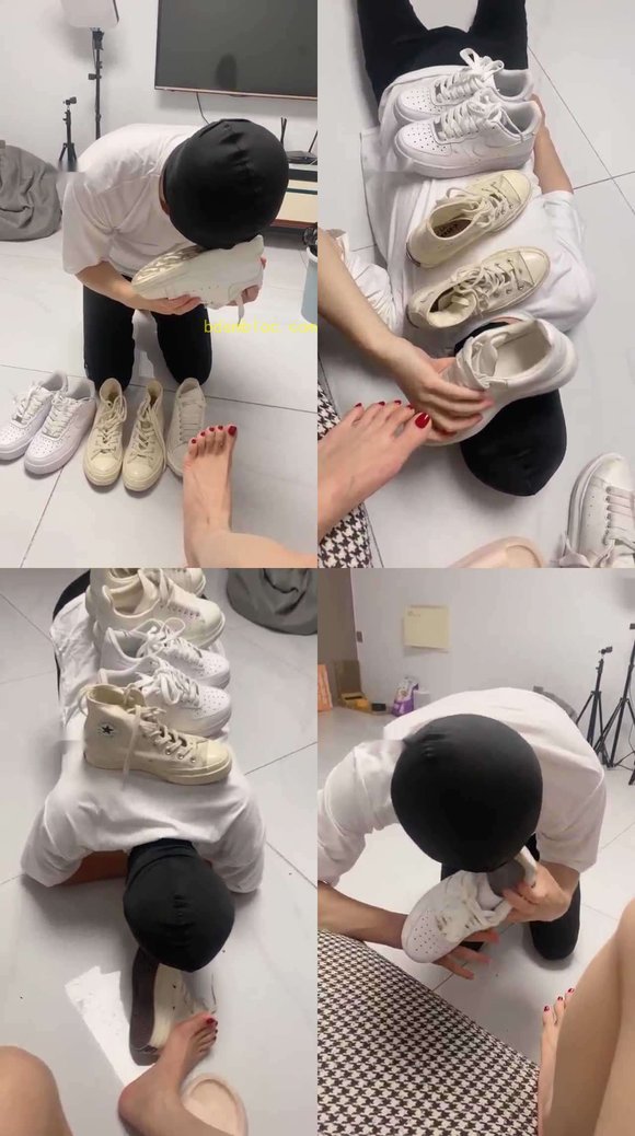 【甜一】清理鞋子