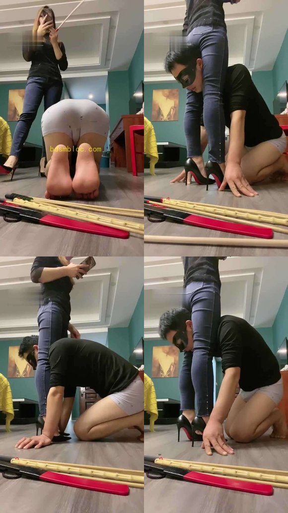 【魅丽S】 夹狗头 打屁股 手
