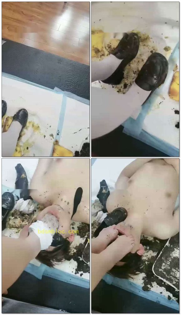 【傲柔】舔泥鞋底具水烟灰泥巴踩满狗脸手