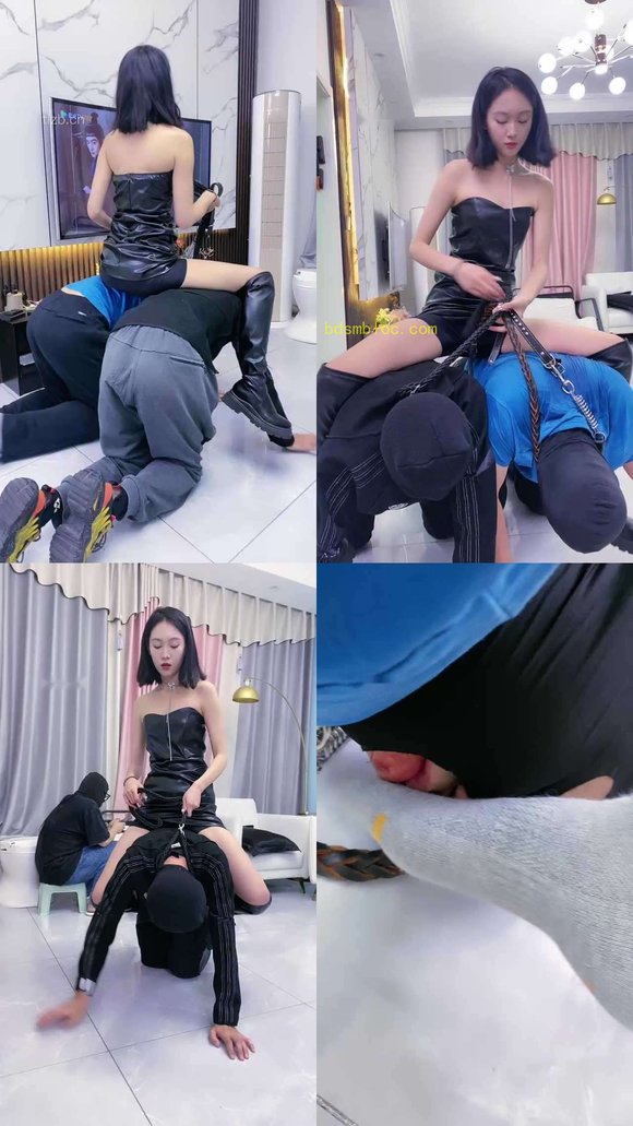 【麋鹿银儿】威武女王骑马爬行双奴