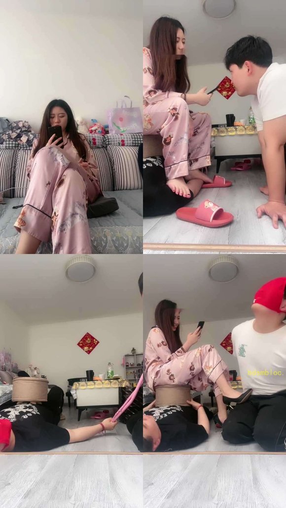 【芸熙】外卖员请假过来应聘家奴