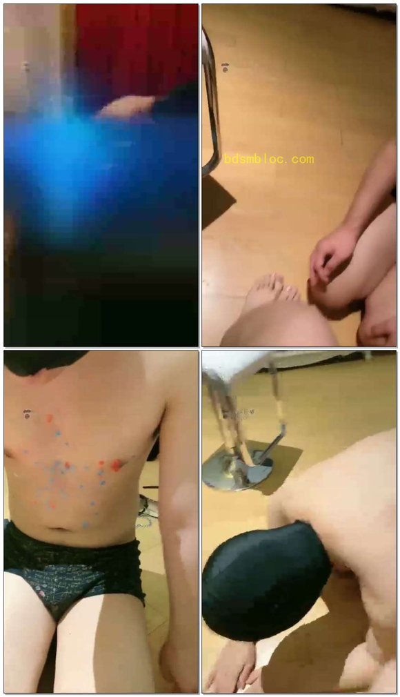 【国民queen】主人视角调教骚狗舔脚