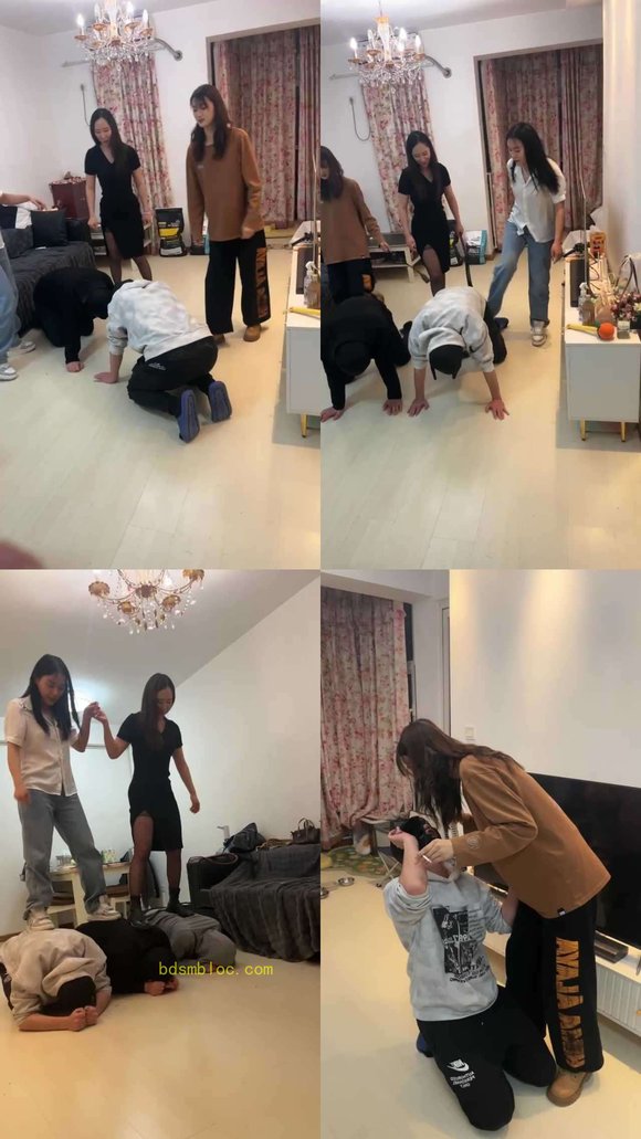 【Da猫】Da猫，乔伊S，泽天S三主调狗，暴打两见狗，耳光踩踏