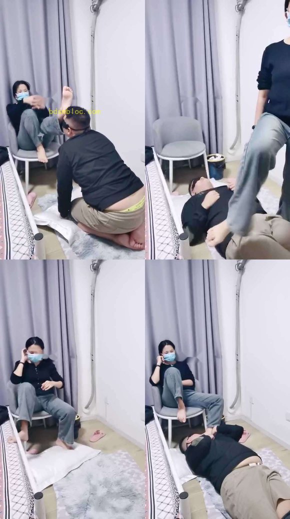 【上海汤圆】玉足捂脸窒息踩虐