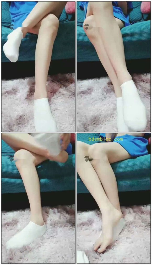 【晨希S】白袜裸足脚底视角