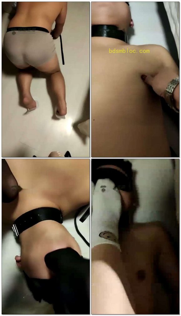 【天使S】黑丝高靴调狗，骑坐