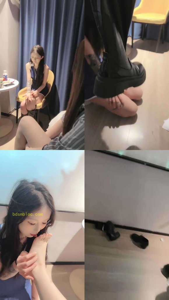 【貂蝉】开发纹身小太妹做狗下跪虐