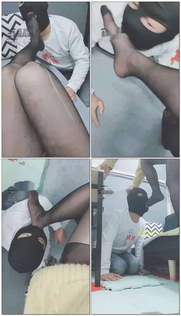 【夏琳】黑丝恋足，深喉