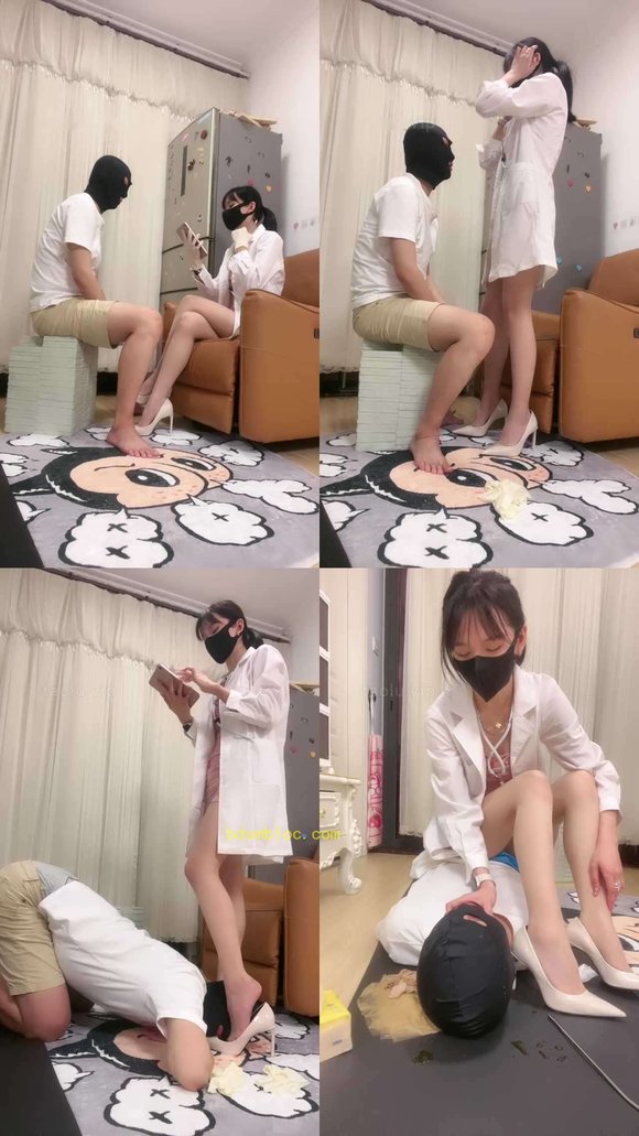 【暴力美学】暴力女医-痛苦极限疗法-窒息深喉虐乳