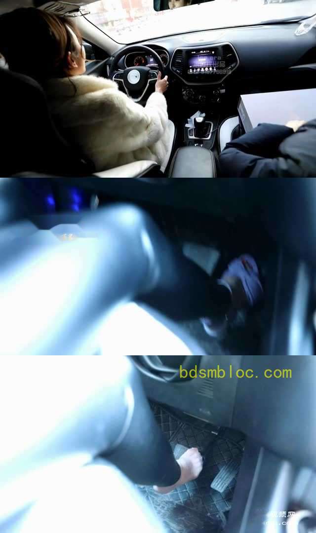 【冰时代】【彤彤】彤彤凉鞋丝袜开车踩油门