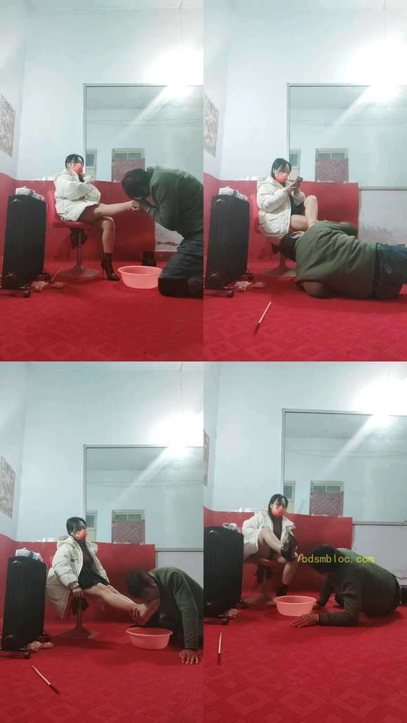 【沐颜s】老狗牛奶舔脚圣水面包