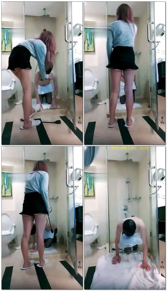【嘉昕S】早起圣水，原味丝袜套头，狗狗美餐
